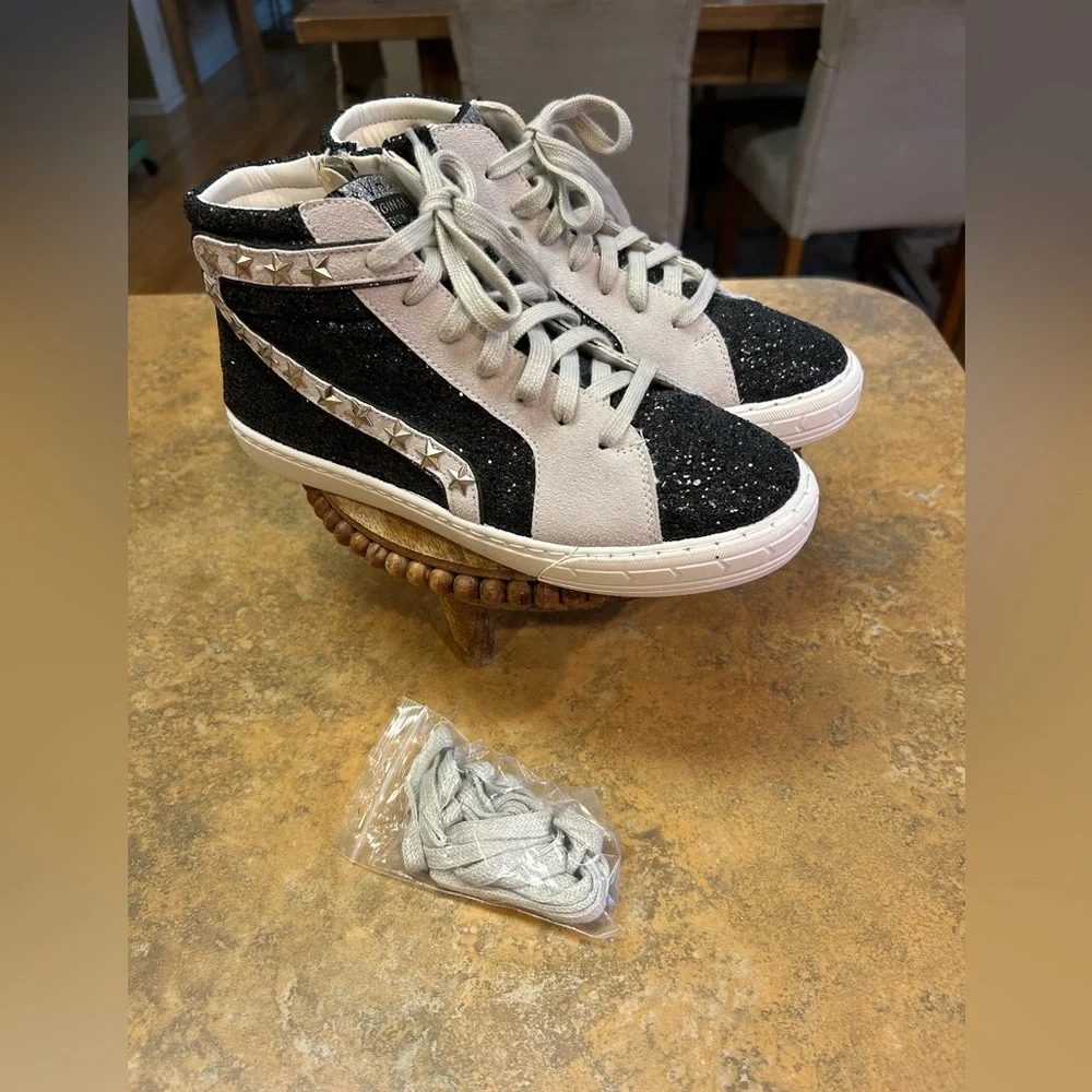 Vintage Havana Dormy Glitter High-Top Sneakers